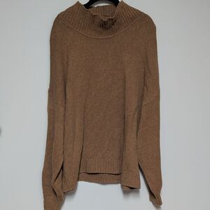 GAP Women's Brown Cowl Neck Sweater